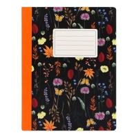 Pukka Bloom Composition Notebook Black 247mm x 190 mm 80gsm
